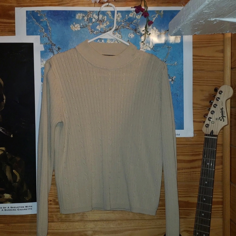 Tan sweater